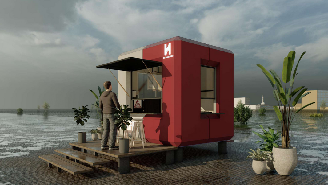 Prefab cafes – The Habitainer